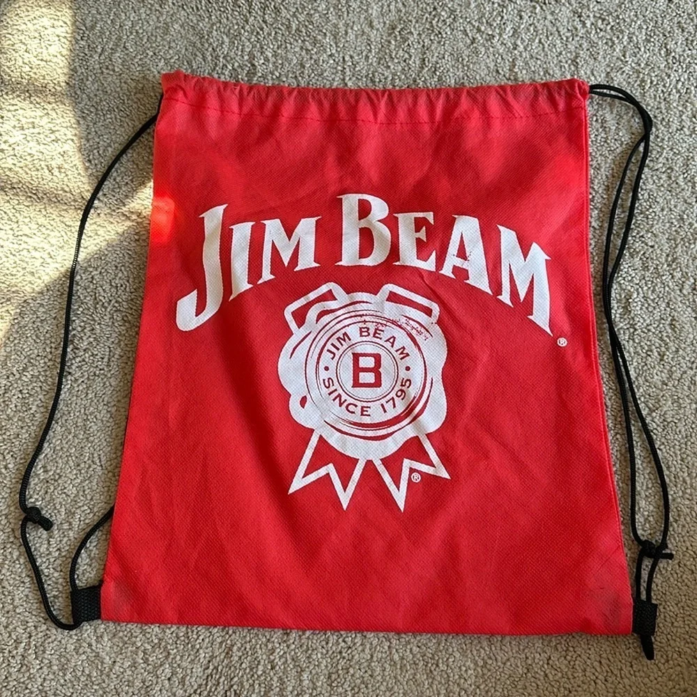 Jim Beam Red Drawstring bag